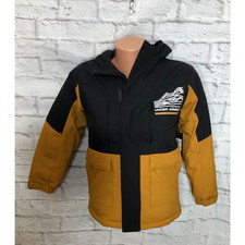NEW Under Armour UA Boys Youth 3 In 1 Storm Hooded Coat Yellow Ochre Size 7