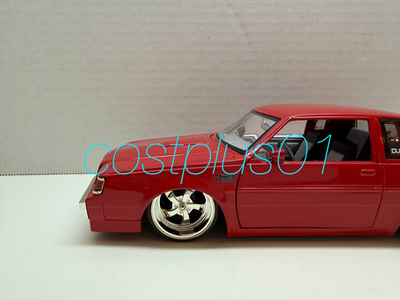 JADA DUB CITY 1987 BUICK GRAND NATIONAL REGAL 1:24 RED OLDSKOOL