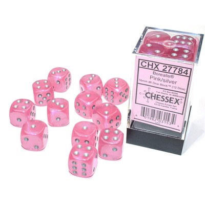 Set Di 8 Dadi Chessex Borealis D20 A 20 Facce, Edizione Speciale Con Dado Acero