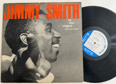 Jimmy Smith Blue Note 1525 LP ''At the Organ'' W.63rd RVG Ear DG Flat Edge CLEAN