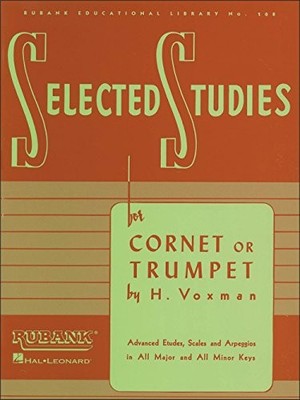 HAL LEONARD RUBANK SELECTED STUDIES FOR CORNET OR TRUMPET *Excellent Condition*