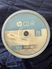 HP - 20 Pk - 52x 700 MB/ 80min CD-R - 20 pk Spindle-Blank CDs - New and Sealed