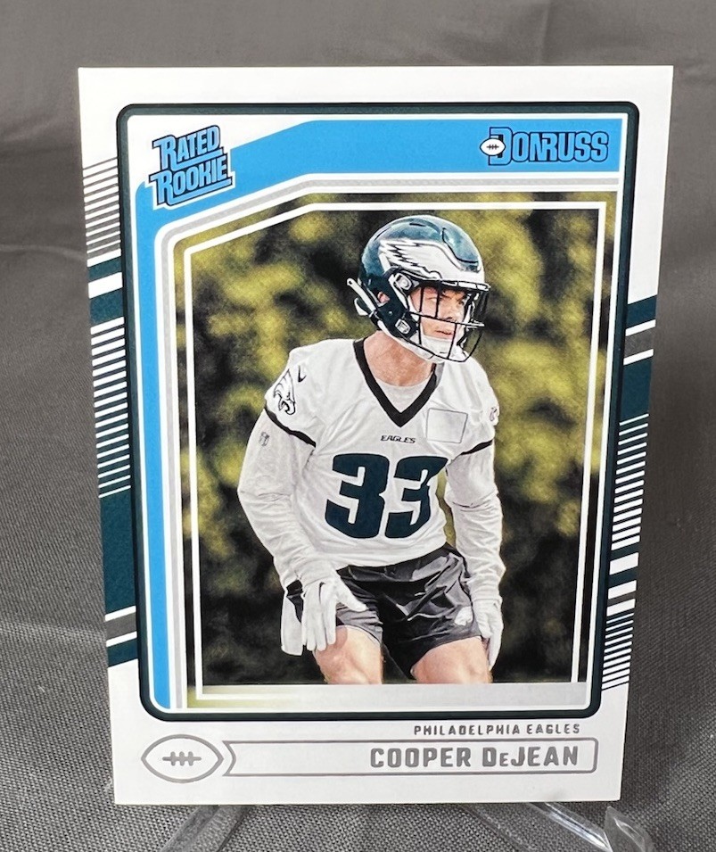 2024 Panini Donruss - Rated Rookie Cooper DeJean #305 (RC) — Aqueous Test SSP
