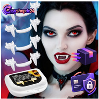 VampirzäHne Einziehbar 4 StüCk Wiederverwendbar Halloween ZubehöR