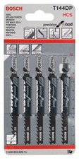 Bosch PRO Wood precise T144DP Stichs&auml;geblatt, 100 mm, 5 St&uuml;ck