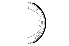 Bremsbackensatz, Feststellbremse 0 986 487 944 BOSCH für PORSCHE 911 Cabriolet