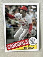 2020 Topps Update #85TB-42 BOB GIBSON 1985 Baseball 35th Anniversary Cardinals
