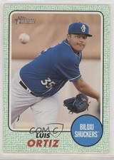 2017 Topps Heritage Minor League Edition Green 10/50 Luis Ortiz #61 e6p