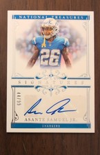 2025 Panini National Treasures - Signatures Asante Samuel Jr. /99 Chargers