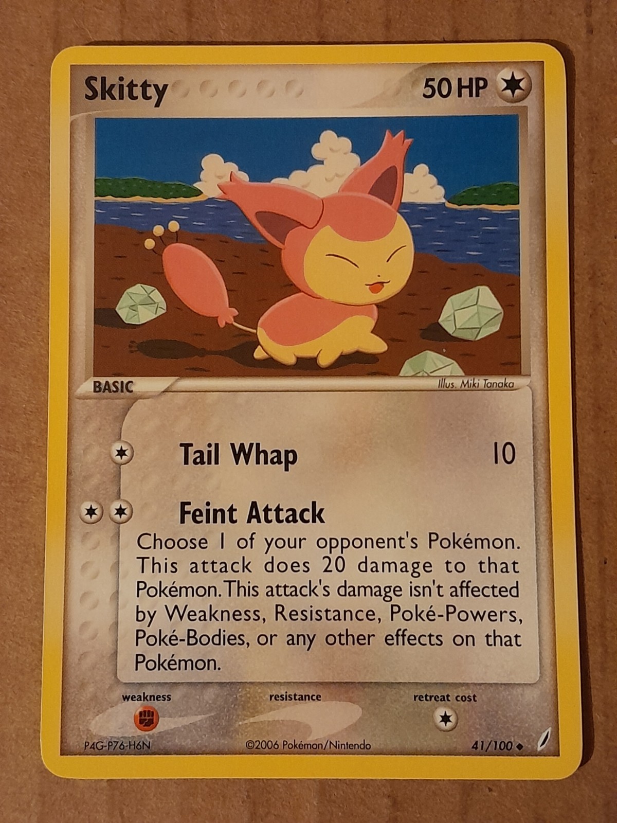 Pokemon Skitty 41/100 Crystal Guardians NM-MT See Pictures