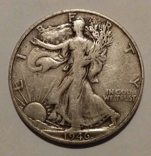 New Listing1946 S Walking Liberty Half Dollar