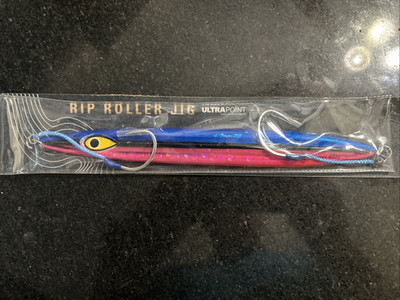 New, Mustard 400 Gram Rip Roller Jig Custom Rigged for Big Game With 2 Hooks