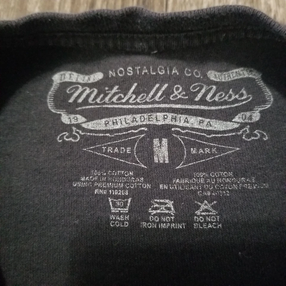 Milwaukee Bucks NBA Mitchell & Ness Ray Allen Camisa Negra Draft Para Hombres Mediana Foto 2 de 4