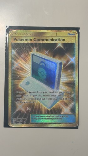 Pokemon Communication (Secret) 196/181 Sm-Team Up Holo