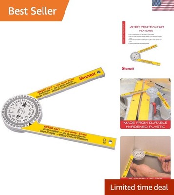 Compact ProSite Miter Protractor with Dual Laser Scales - Ideal for DIY Experts
