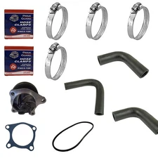 Kubota Water Pump w/ Hoses & Clamps  Fits Kubota Replaces 15321-73032
