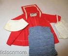 VINTAGE BARBIE DOLL FASHION CLOTHES #963 RESORT SET COAT SHORTS HAT