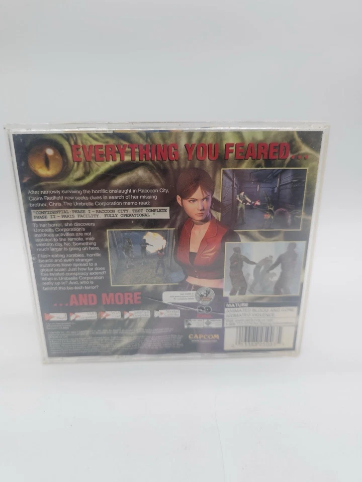 Resident Evil -- CODE: Veronica (Sega Dreamcast, 2000) CIB - Image 3 of 4