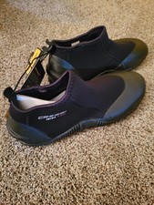 Cressi Ibiza 3mm Neoprene Water Boots Booties Black Size 10 EU 42