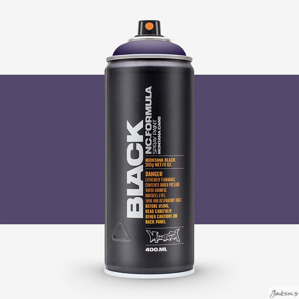 Montana Universe Spray Paint Black 400ml Aerosol Can For Art Craft DIY