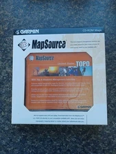 Garmin MapSource USA Topo CD-ROM Trip & Waypoint Management 010-10215-02 NEW