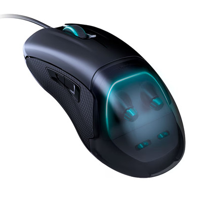 Gaming Maus Schwarz Wired E Sports Maus USB kabelgebunden - Nacon PCGM-500ES