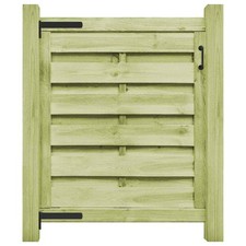 vidaXL Cancello da Giardino Legno di Pino Impregnato 100x100 cm Verde