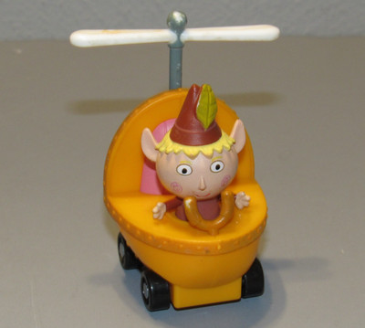 Ben And Holly's Little Kingdom Magic Movers Pull Back N Go HELICOPTER VEHICLE