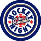 Vintage Hockey Night in Canada Round Tin Metal Signs Home Décor 8x8