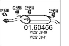 Pot d'échappement Rover 115