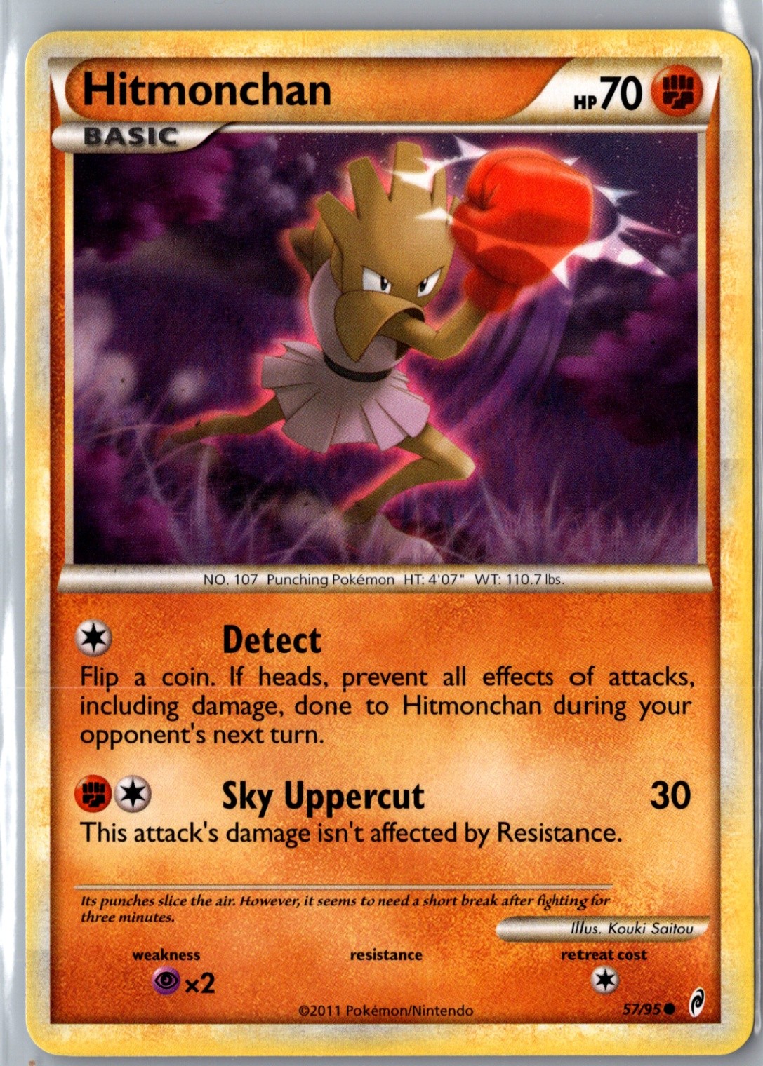 Hitmonchan Common Call of Legends 57/95 LP