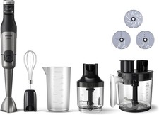 Philips Stabmixer 5000 Serie HR2685/00 1200W ProMix Set mit Zerkleinerer