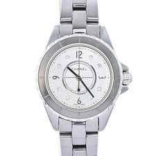 Used CHANEL J12 chromatic 29mm H3401 Wrist watch Women Silver 1
