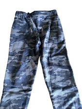 Lee Grey Camo Khaki Cotton Blend Jogger Pants For Kids M 10/12