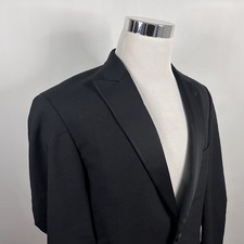LRL Ralph Lauren 40R Tuxedo Jacket 100 Wool Peak Lapel Two Button Lined Formal