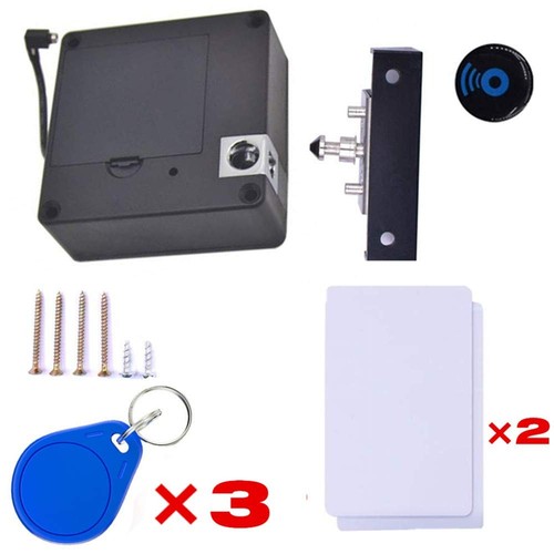 Electronic Cabinet Lock, RFID Electronic Cabinet Lock, Hidden DIY Lock, Elect... - Picture 3 of 7