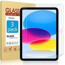 3 PC Screen Protector for iPad A16 2025 11th/10th Generation 2022 11-inch/10.9