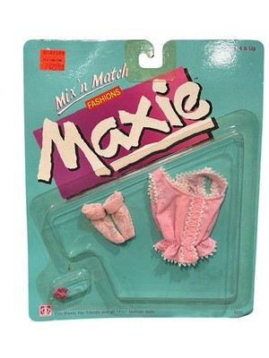 Vintage Maxie Mix n Match Fashions 8235 Hasbro 1987 New doll outfit Pink