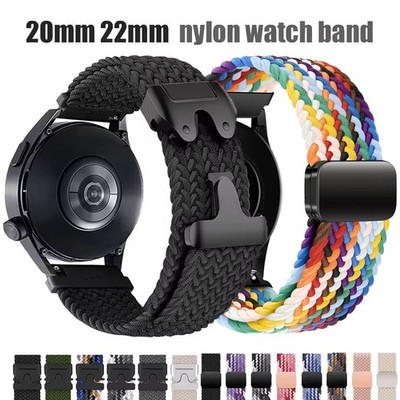 Nylon Armband für Amazfit GTS 4 Mini GTR 4 3 2 2e 42 47mm Cheetah Pro BIP 5 S/U