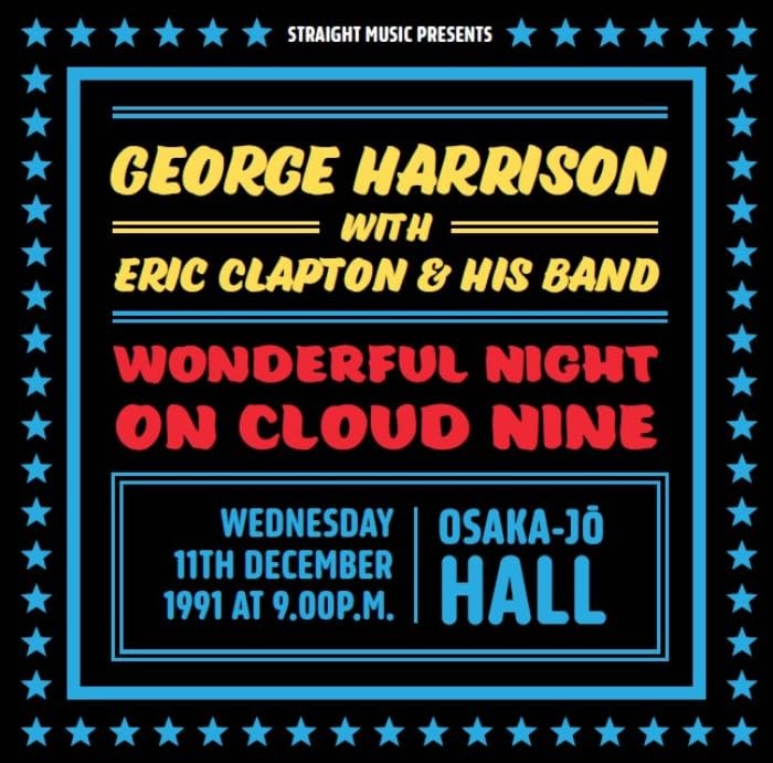 GEORGE HARRISON-Wonderful Night On Cloud Nine, 1991 Osaka-JAPAN CD Obi VSCD4689