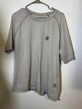 Carhartt FR Force Light Gray T-shirt CAT 1 Men's Large Fire Resistant
