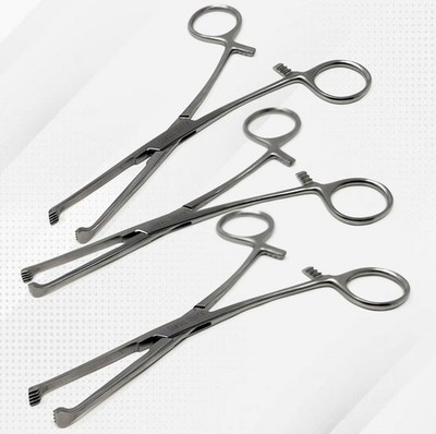 Allis Tissue Forceps 6'' Stainless Steel Surgical Clamp Gyneclogy Instruments
