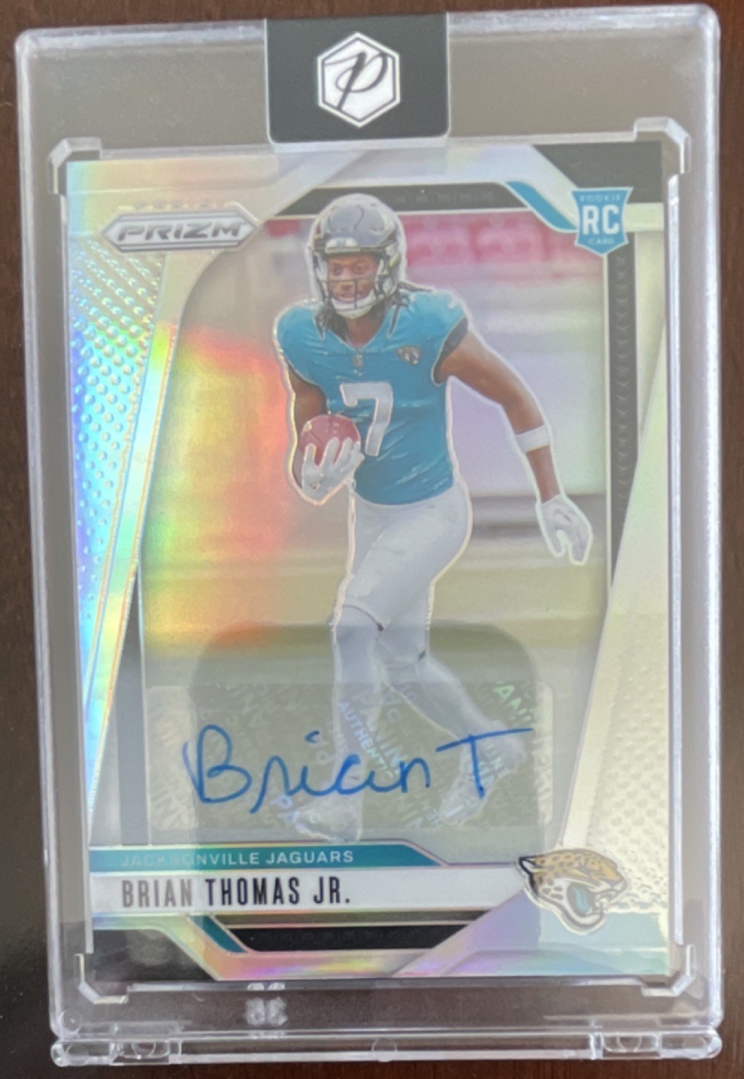 Panini 2024 Prizm Brian Thomas Jr. Jaguars Rookie Auto #314