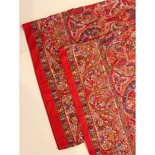 Ralph Lauren Vintage Galahad Standard Pillow Case Pair 2 Paisley Red