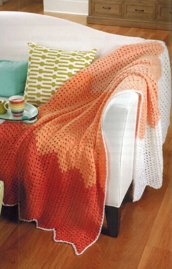 Crochet Pattern Book CHEVRON AFGHANS ~ 7 Designs - Image 3 of 4