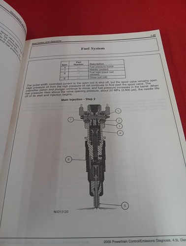 2009 4.5L Diesel Low Cab Forward Powertrain Control /Emissions Diagnosis Manual - Picture 7 of 11