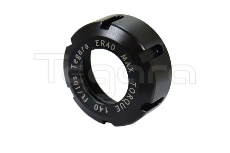 SHARS TOOL Tegara ER40 High Torque Slotted Collet Nut 12,000 RPM New Taiwan ![