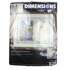 Dimensions Cross Stitch Kit Psalm 23 Vintage 36cm x 28cm Brand New