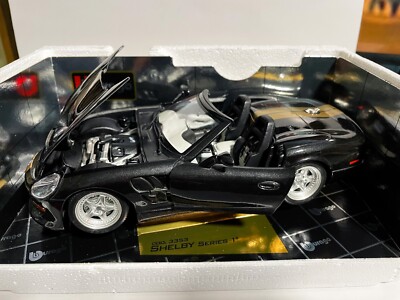 Burago Shelby Series 1 Black Scale 1:18 | eBay