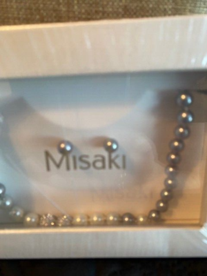 Misaki Pearl Necklace and Earrings 